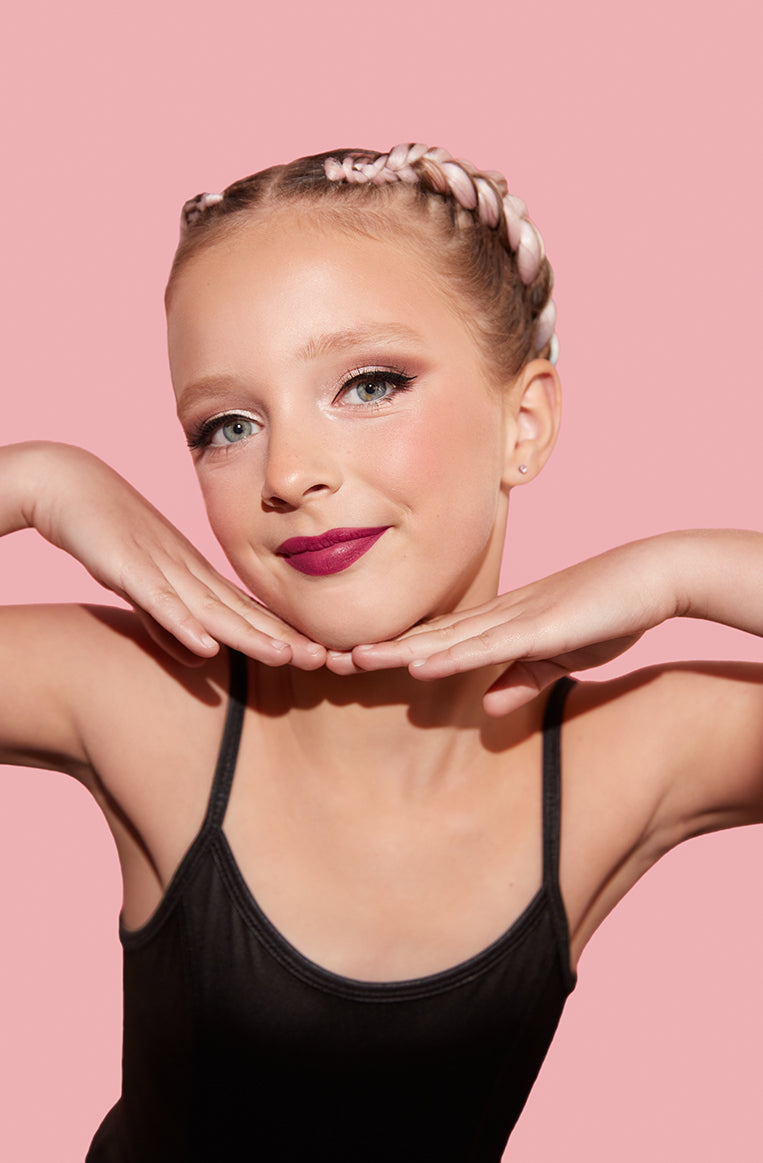 Sweat-proof makeup kit for competitve dancers and athletes by Fancy Face;- The Starlet Kit: Long-wear makeup that resists sweat and humidity