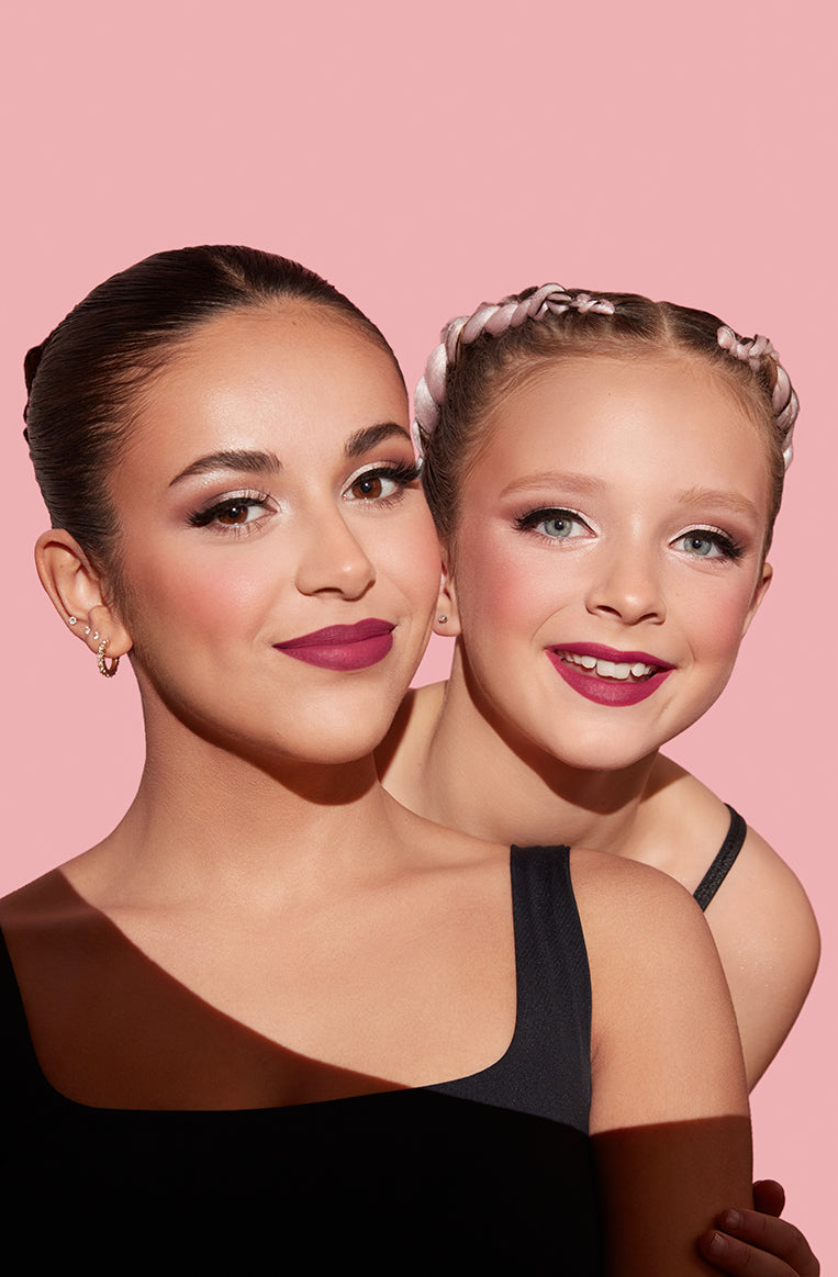Sweat-proof makeup kit for competitve dancers and athletes by Fancy Face;- The Starlet Kit: Long-wear makeup that resists sweat and humidity