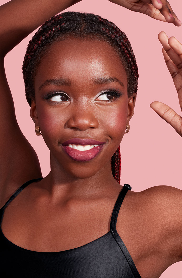 Sweat-proof makeup kit for competitve dancers and athletes by Fancy Face;- The Starlet Kit: Long-wear makeup that resists sweat and humidity