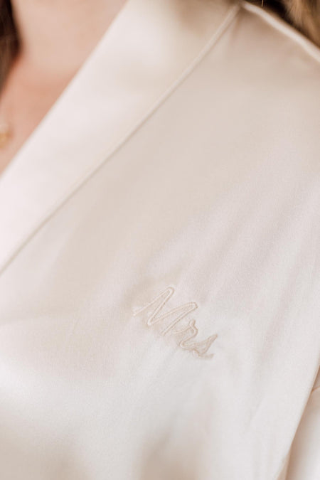 Fancy Face x KIP. | Mulberry Silk Mrs Robe