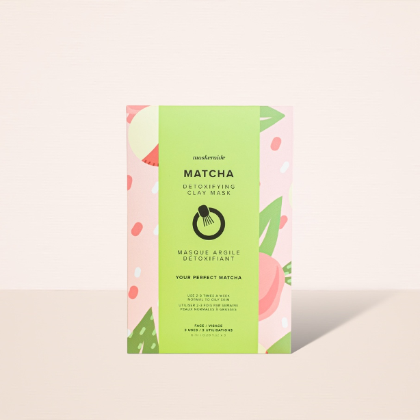 Matcha Clay Mask – Detox & Pore Cleansing (3 Pack)