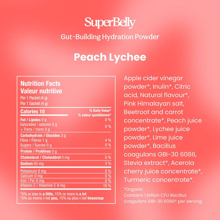 SuperBelly Peach Lychee