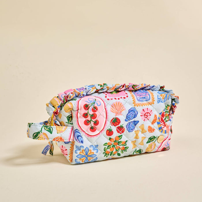 Essentials Quilted Cosmetic Pouch–Ciao Bella