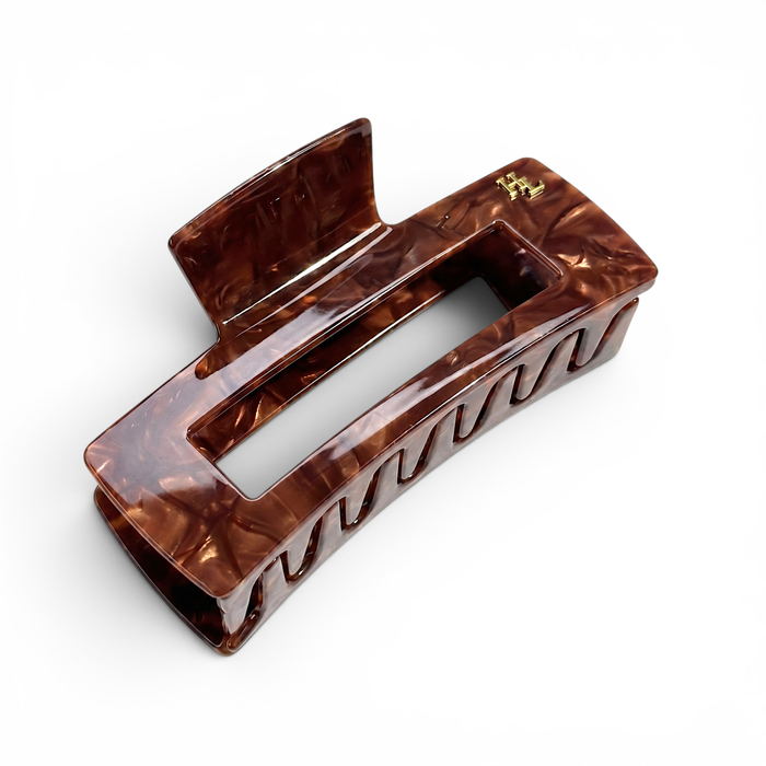 Ecofriendly Acetate XL Claw - Chocolate