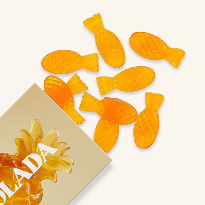 Pina Colada Gummies, Chewy Candies, All natural
