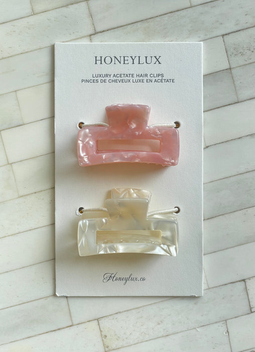 HoneyLux | Luxury Acetate Mini Claw Duo