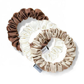 HoneyLux | Mini Silk Scrunchie Trio