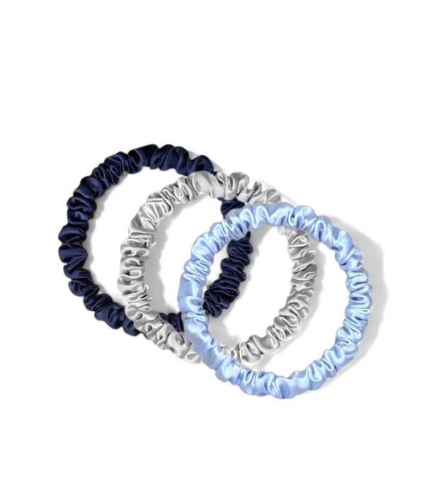 HoneyLux | Skinny Silk Scrunchie Trio