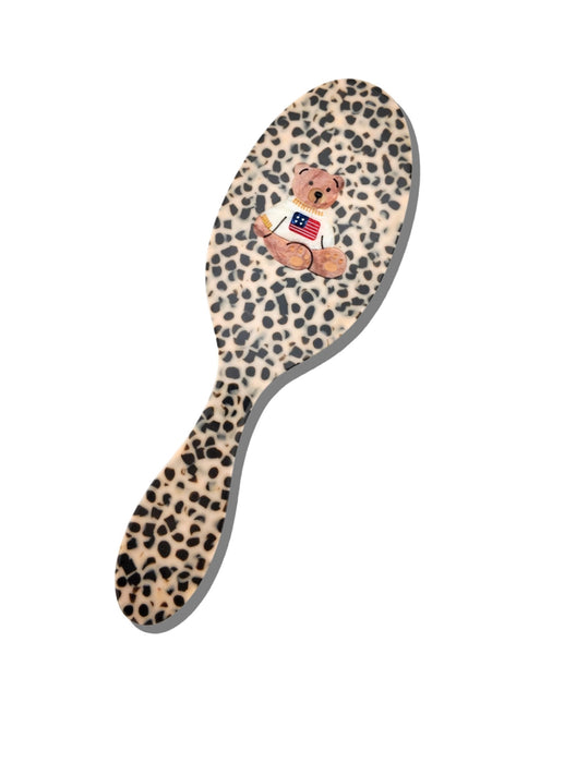 Amazing Hair Day | Hand-Painted Americana Teddy Hair Brush