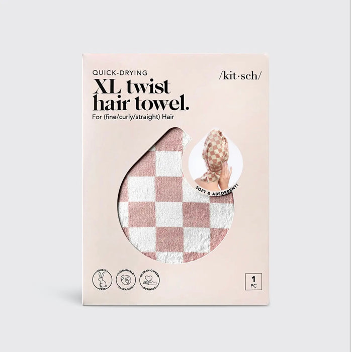 KITSCH | XL Quick-Dry Hair Towel Wrap | Fancy Face Toronto
