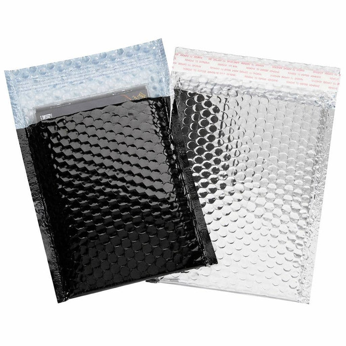 100pcs Metallic Bubble Mailer 4.25" x 6" Multiple Colors