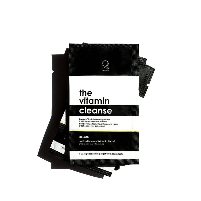 The vitamin cleanse cloths | wipe sweat, oil and impurities,