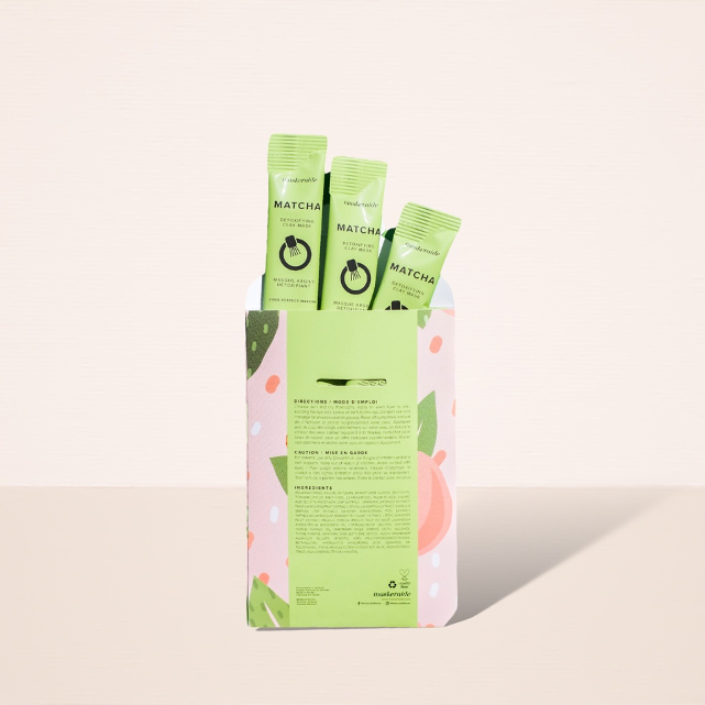 Matcha Clay Mask – Detox & Pore Cleansing (3 Pack)