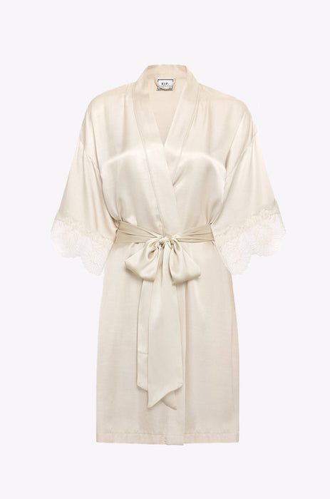 Luxury Artisan Robes For Women, Long, Washable Natural Mulberry