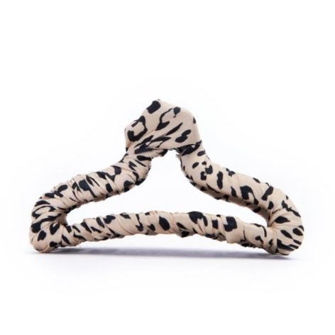 KITSCH | Satin Wrapped Claw Clip | Leopard